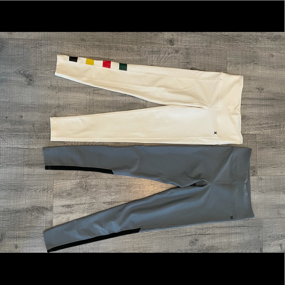 2 pairs of Hurley women’s leggings in perfect condition